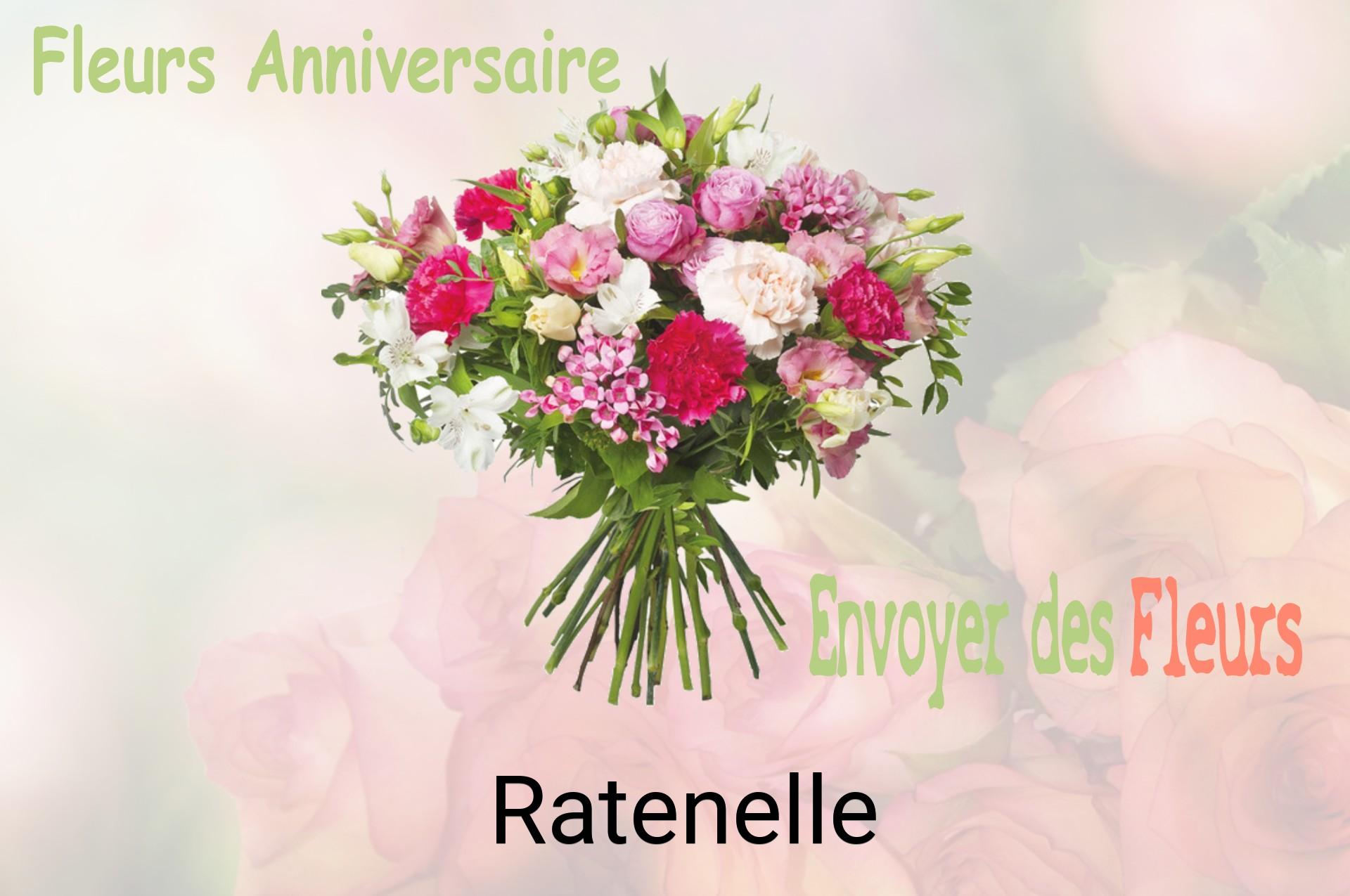 Bouquet de fleurs d’anniversaire livré à Ratenelle